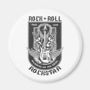 Gitarrenrock-Design Magnet