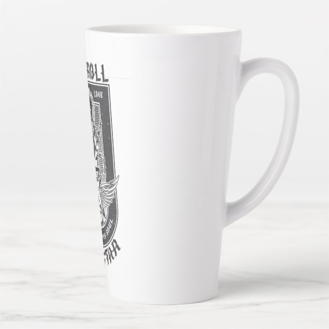 Gitarrenrock-Design Milchtasse (Rechts)