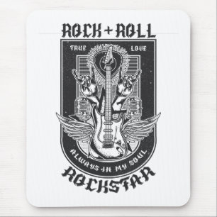 Gitarrenrock-Design Mousepad