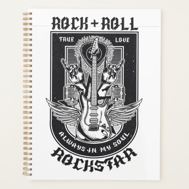 Gitarrenrock-Design Planer (Vorderseite)