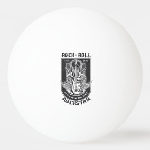 Gitarrenrock-Design Tischtennisball