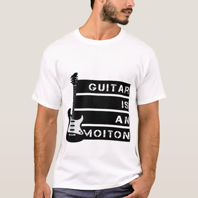 Gitarrenrockmusik für Gitarrist und Gitarristen -  T-Shirt (Vorderseite)