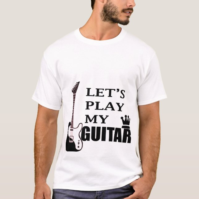 Gitarrenrockmusik für Gitarrist und Gitarristen -  T-Shirt (Vorderseite)