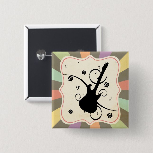 Gitarrenschaltfläche Button (Vorne & Hinten)