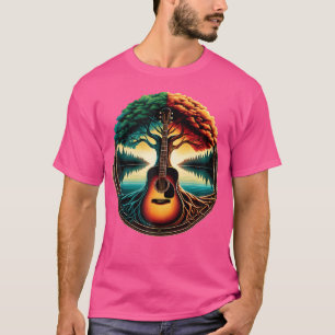 Gitarrensee Akustischer Gitarrenbaum am Guita-See T-Shirt