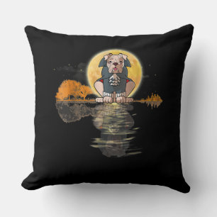 Gitarrensee Halloween Beängstigender englischer Bu Kissen