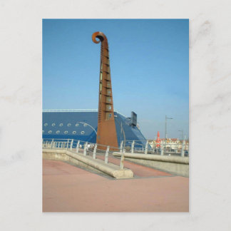 Gitarrenskulptur, Blackpool Postkarte