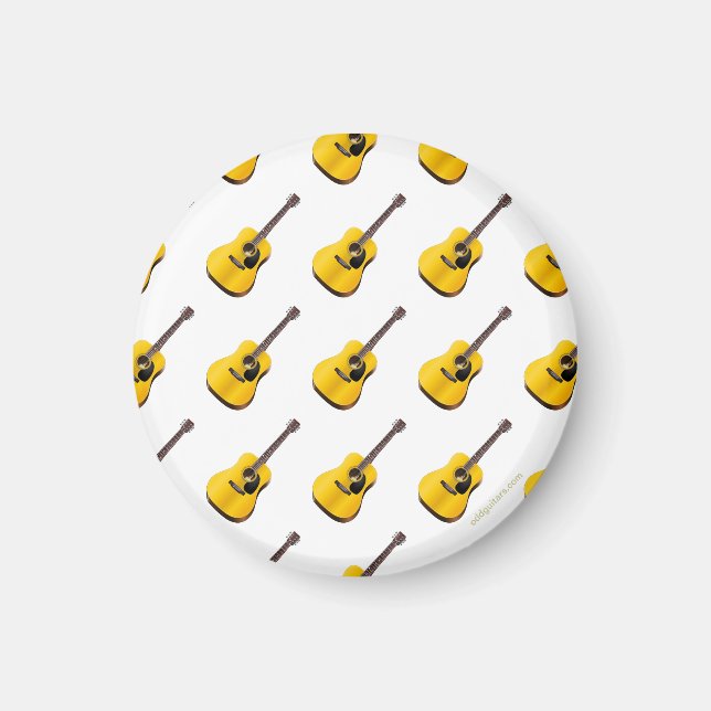 Gitarrenspieler Akustik Gitarren Kühlschrank Magne Magnet (Vorne)