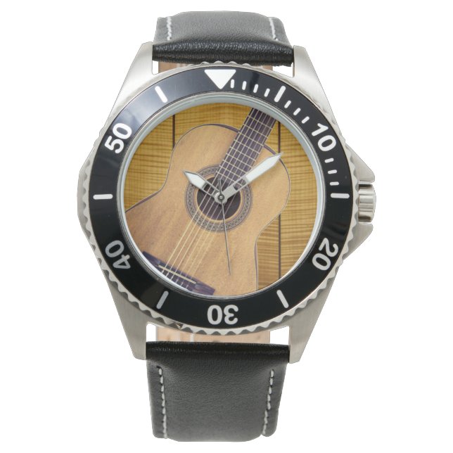 Gitarrenspieler Armbanduhr (Vorderseite)