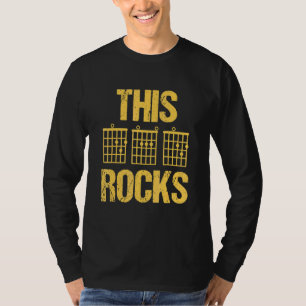 Gitarrenspieler Dieser Vater Akkorde Rocks Phantas T-Shirt