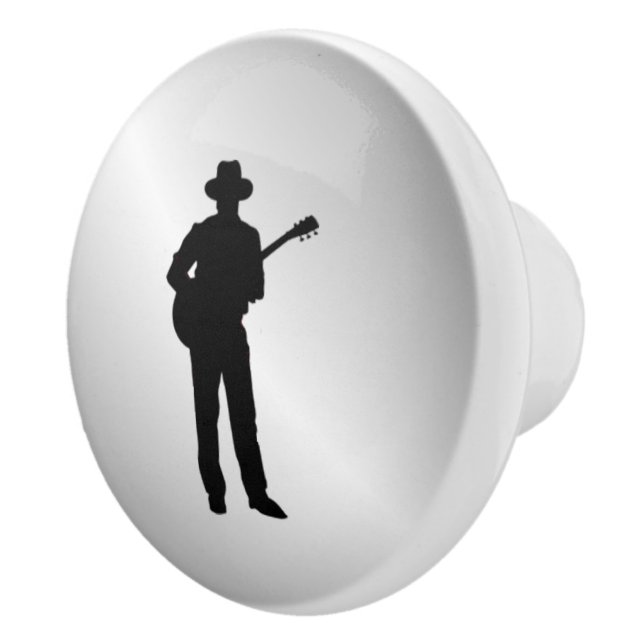 Gitarrenspieler Keramikknauf (Rechts)