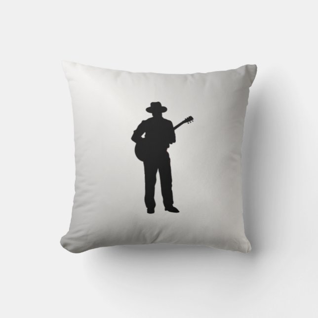Gitarrenspieler Kissen (Vorderseite)