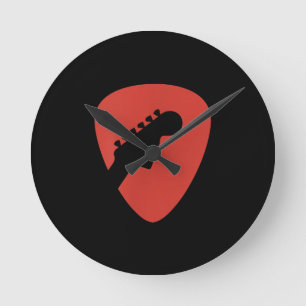 Gitarrenspieler & Lover Gitarrist Musician Geburts Runde Wanduhr