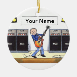 Gitarrenspieler - Männlich Keramikornament