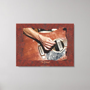 Gitarrenspieler Musik-Liebhaber Wall Art Leinwanddruck
