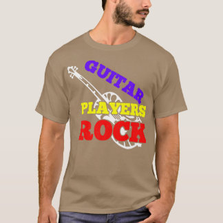Gitarrenspieler Rock Gitarren Musik Lover Band Ret T-Shirt