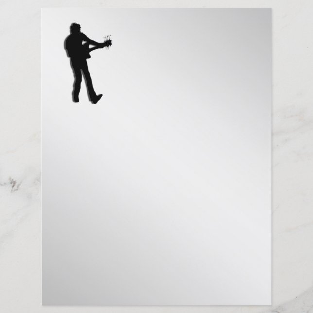 Gitarrenspieler Silver (Vorderseite)