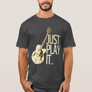 Gitarrenspieler spielen einfach auf dem 2. T - Shi T-Shirt
