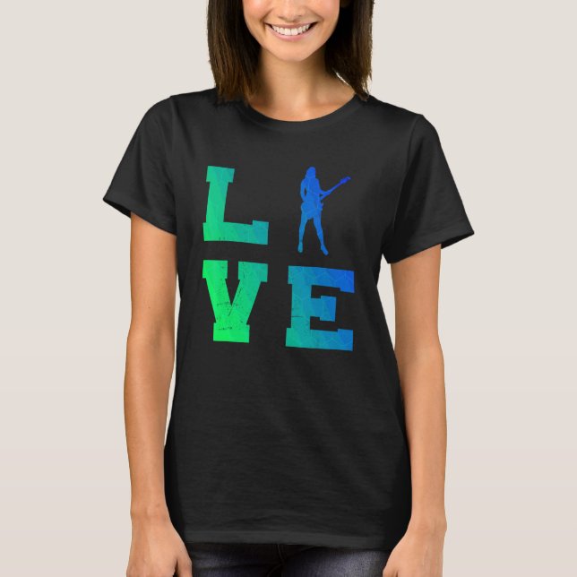 Gitarrenspieler T-Shirt (Vorderseite)