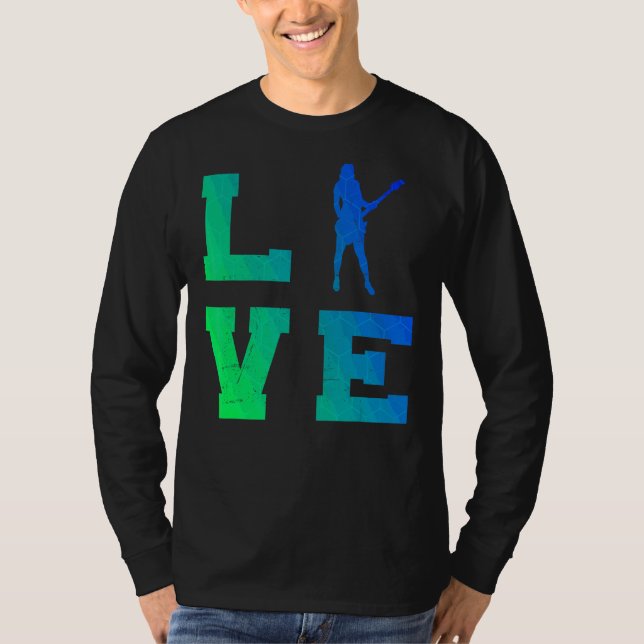 Gitarrenspieler T-Shirt (Vorderseite)
