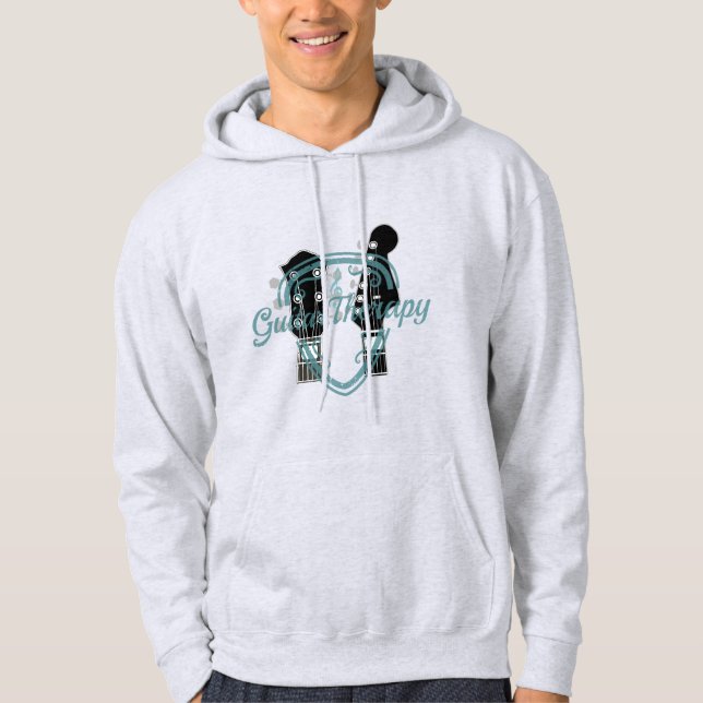 Gitarrentherapie Hoodie (Vorderseite)