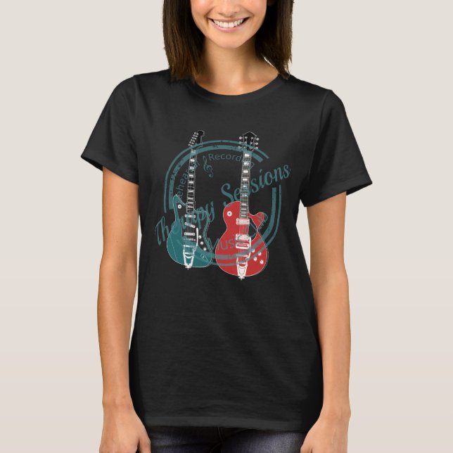 Gitarrentherapie T-Shirt (Vorderseite)
