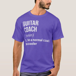 Gitarrentrainer wie ein normaler Coach, aber coole T-Shirt