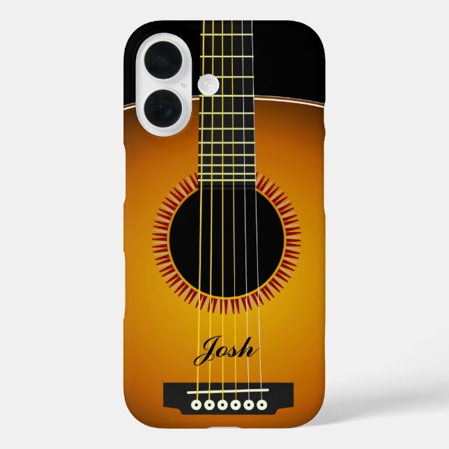 Gitarrenuntergrund Case-Mate iPhone Hülle (Rückseite)