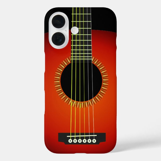 Gitarrenuntergrund Case-Mate iPhone Hülle (Rückseite)