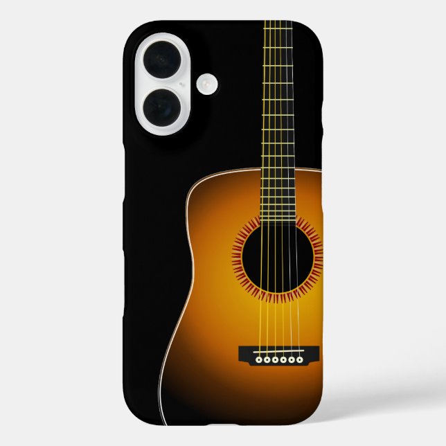 Gitarrenuntergrund Case-Mate iPhone Hülle (Rückseite)