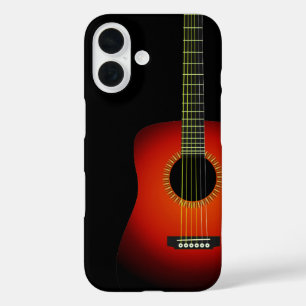 Gitarrenuntergrund iPhone 16 Hülle