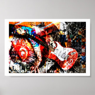 Gitarrenunterricht Poster