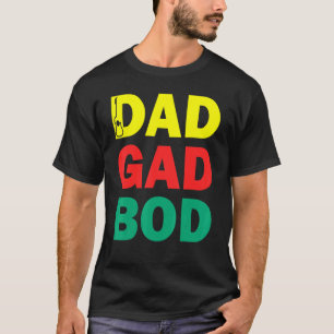 Gitarrenvater Abbildung Vater Bod Day Dadgadbod Gi T-Shirt