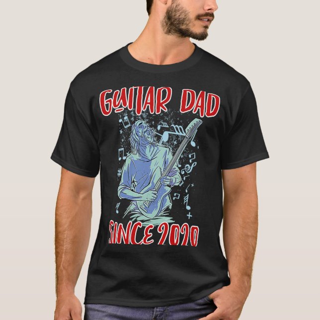 Gitarrenvater seit 2020  1 T-Shirt (Vorderseite)