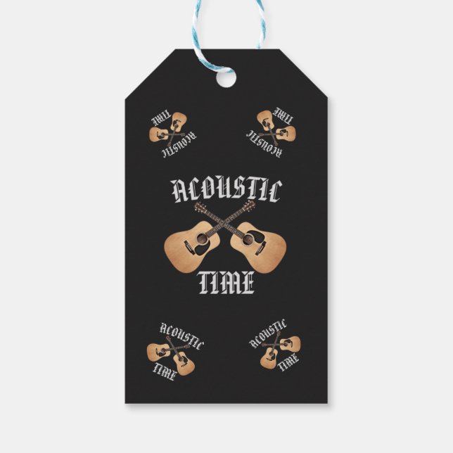 Gitarrenverkauf Geschenkanhänger (Rückseite)