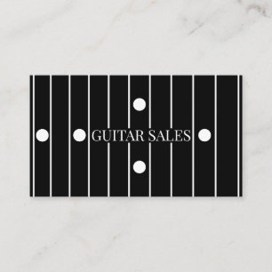 Gitarrenverkauf Moderne Ebenholz-Griffbrett Style Visitenkarte