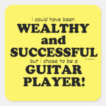 Gitarrenvermögender und erfolgreicher Square Stick