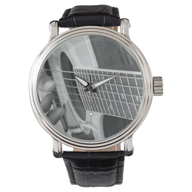 Gitarrenzeit Armbanduhr (Vorderseite)