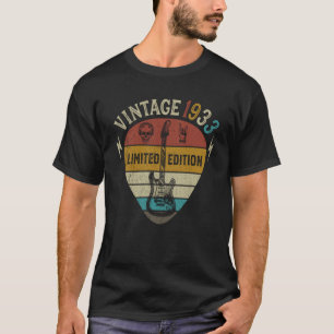 Gitarrespieler 90. Geburtstag Best of 1933 T-Shirt