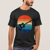 Gitarrist Bandspieler Akustikgitarre Vintage Sonne