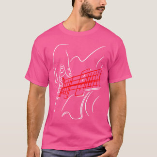 Gitarrist Bass Player Musician Gif T-Shirt