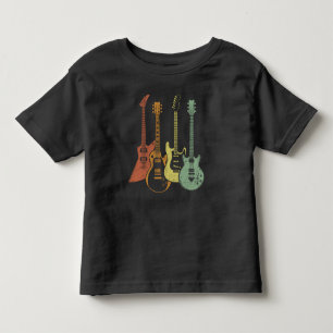 Gitarrist Bunte Musikinstrumente Gitarren Kleinkind T-shirt