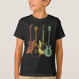 Gitarrist Colorful Musical Instruments Gitarren T-Shirt