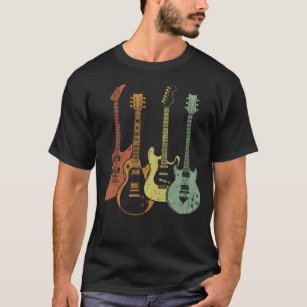 Gitarrist Colorful Musical Instruments Gitarren T-Shirt