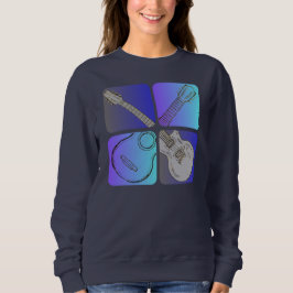 Gitarrist Cool Musician Design Sweatshirt