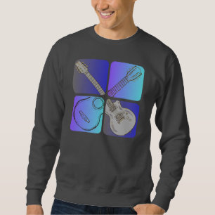 Gitarrist Cool Musician Design Sweatshirt