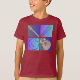 Gitarrist Cool Musician Design T-Shirt