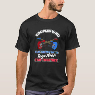 Gitarrist Couple E Electric Guitar T-Shirt
