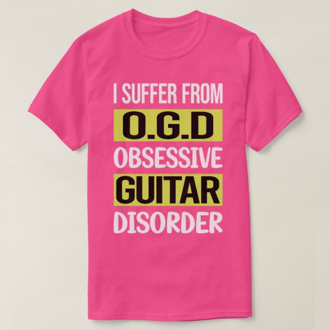 Gitarrist der obsessive Liebe T-Shirt (Design vorne)