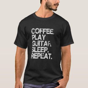 Gitarrist Electric Guitar für Kaffee S T-Shirt
